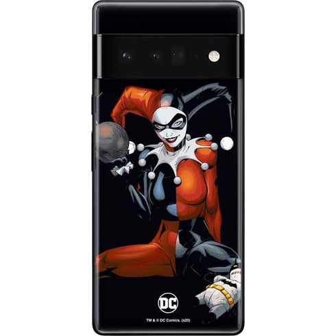 DC Comics Harley Quinn Playfull Pose Google Pixel 6 Pro Skin